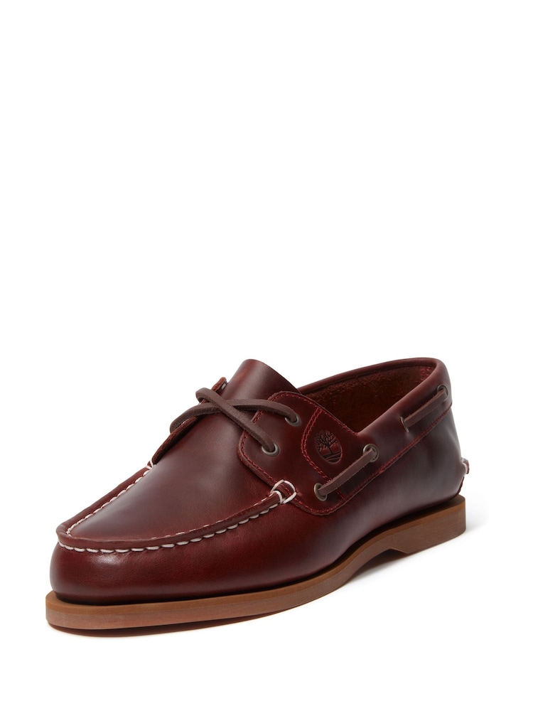 Timberland dark brown boat shoes size 9w/7m Crafted Boat Shoe for Men in Dark Brown main image 3