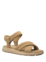 Timberland Belmar Waves Backstrap Brown Sandals - Image 3 of 9