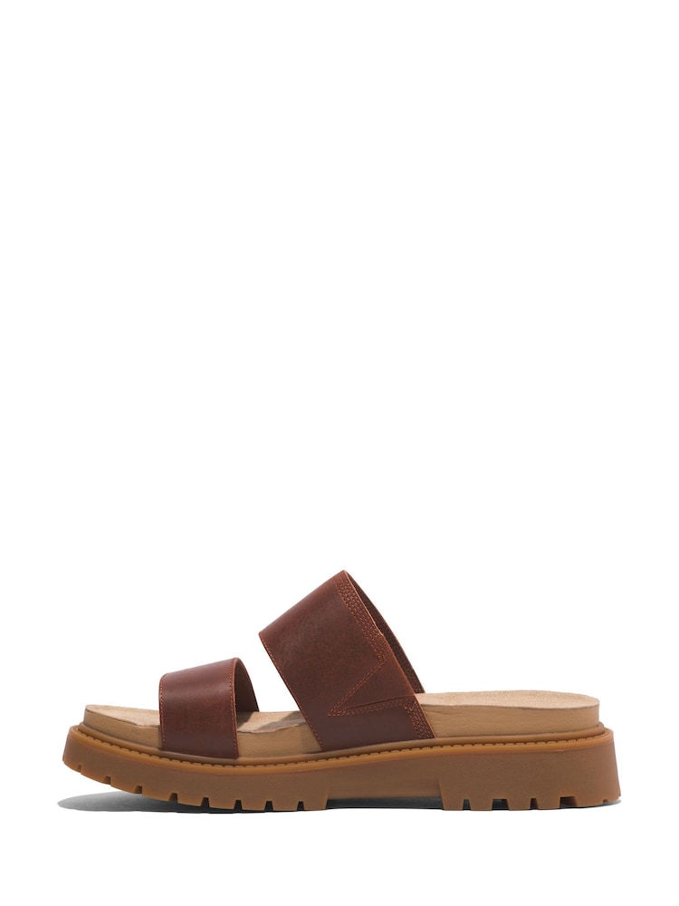 Timberland bruine Clairemont Way Slide sandalen - Image 2 of 8
