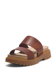 Timberland bruine Clairemont Way Slide sandalen - Image 3 of 8
