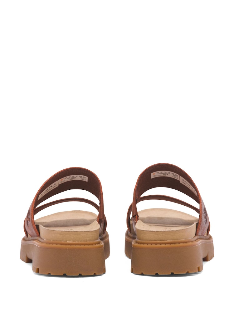 Timberland bruine Clairemont Way Slide sandalen - Image 6 of 8