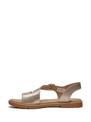 Goud - Timberland Calista Bay sandalen met bandje aan de achterkant - Image 3 of 10