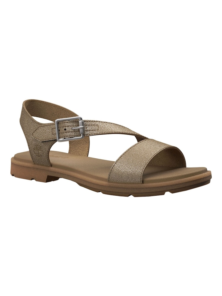 Goud - Timberland Calista Bay sandalen met bandje aan de achterkant - Image 4 of 10