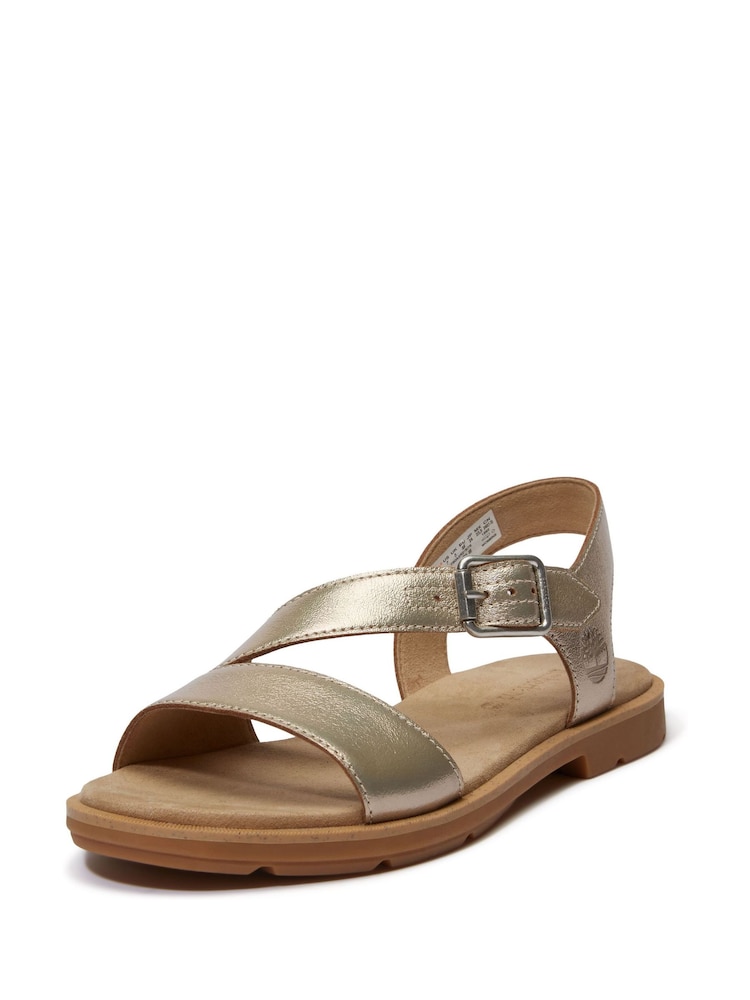 Goud - Timberland Calista Bay sandalen met bandje aan de achterkant - Image 5 of 10
