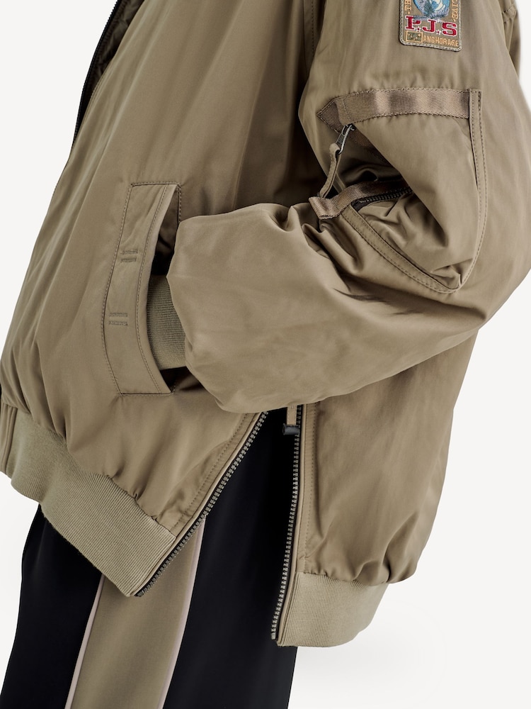 Parajumpers Bomb Reversible Bomber Nude Jacket - Image 8 of 8