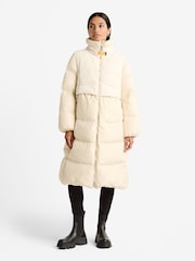 Parajumpers Cream Emya Quilted Down Coat - Image 1 of 4