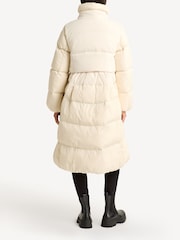 Parajumpers Cream Emya Quilted Down Coat - Image 2 of 4