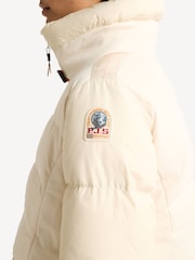 Parajumpers Cream Emya Quilted Down Coat - Image 3 of 4