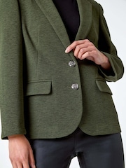 Roman Green Petite Textured Blazer Jacket - Image 5 of 5