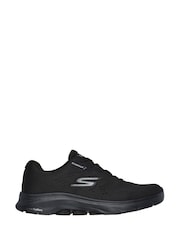 Skechers Black Go Walk 7 Avalo 2 Wide Fit Trainers - Image 1 of 5