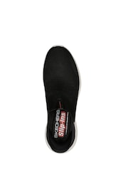 Skechers Black Wide Fit Ultra Flex 3.0 Smooth Step Slip-Ins Trainers - Image 3 of 5