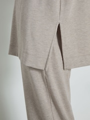 Fawn - Reiss Finley Thermal Jersey Relaxed T-Shirt - Image 5 of 6