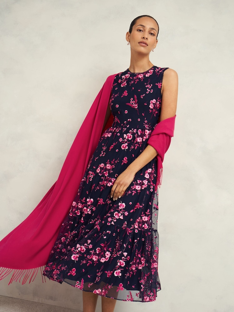 Hobbs Pink Matilda Scarf - Image 2 of 3