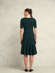 Hobbs Green Abbie Knitted Dress - Image 2 of 3