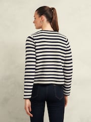 Hobbs Black Milly Knitted 100% Cotton Jacket - Image 3 of 4