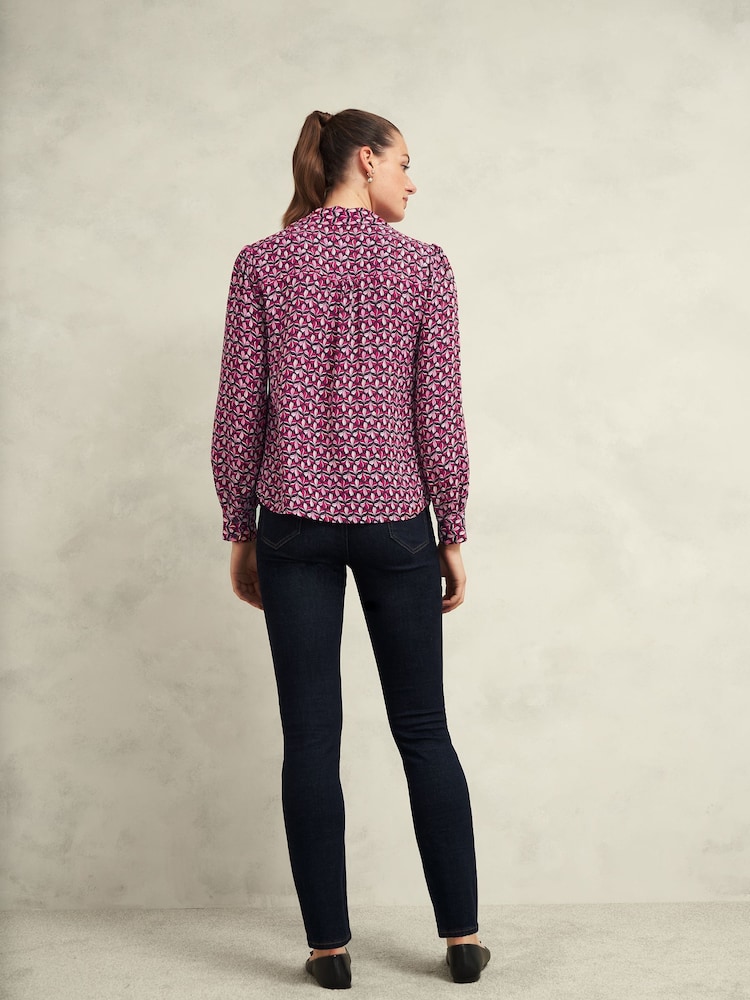 Hobbs Pink Abigail Blouse - Image 2 of 3