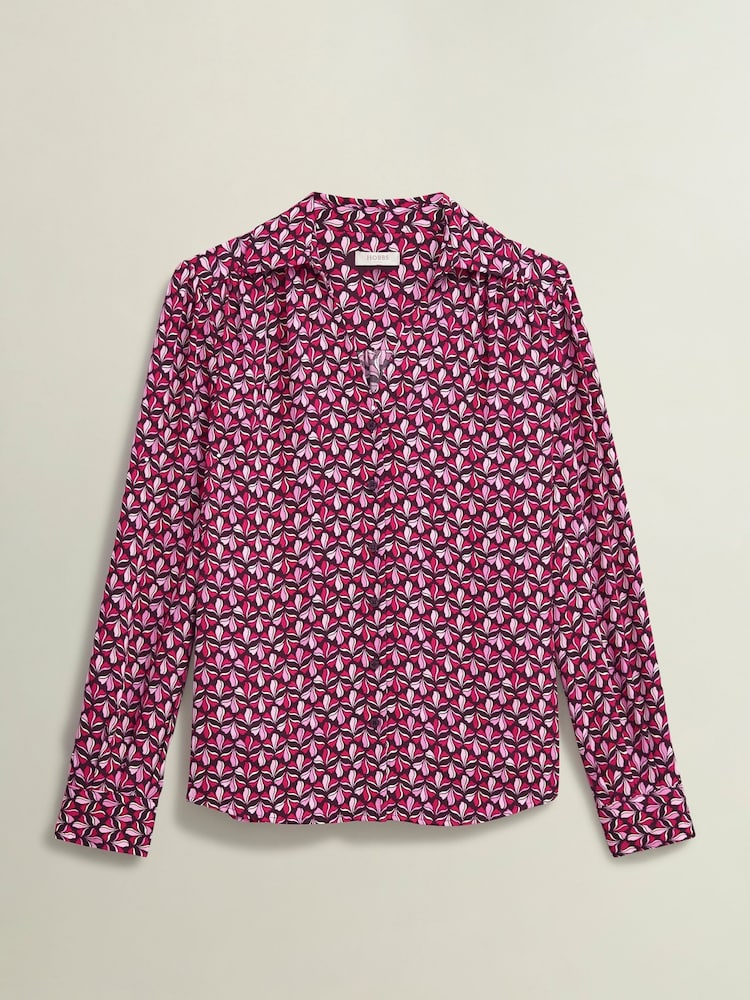 Hobbs Pink Abigail Blouse - Image 3 of 3