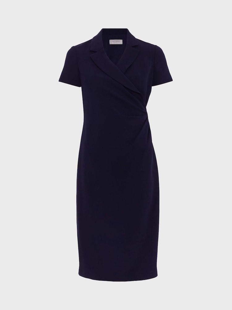 Hobbs Blue Beck Wrap Dress - Image 3 of 3