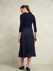 Hobbs Blue Trina Knitted Dress - Image 2 of 3