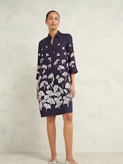 Hobbs Blue Marci Dress - Image 1 of 3