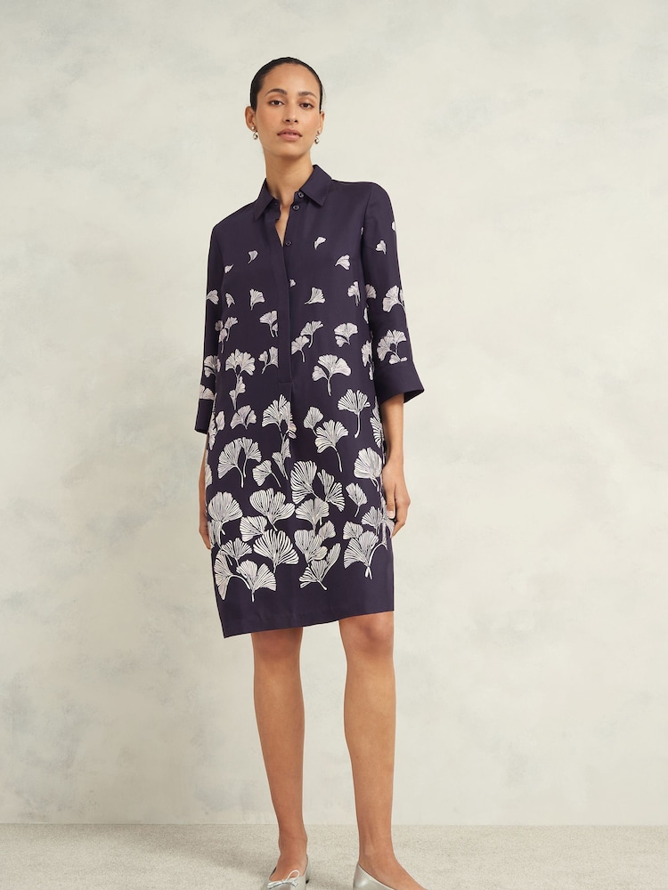Hobbs Blue Marci Dress - Image 1 of 3 Hobbs Blue Marci Dress - Image 1 of 3