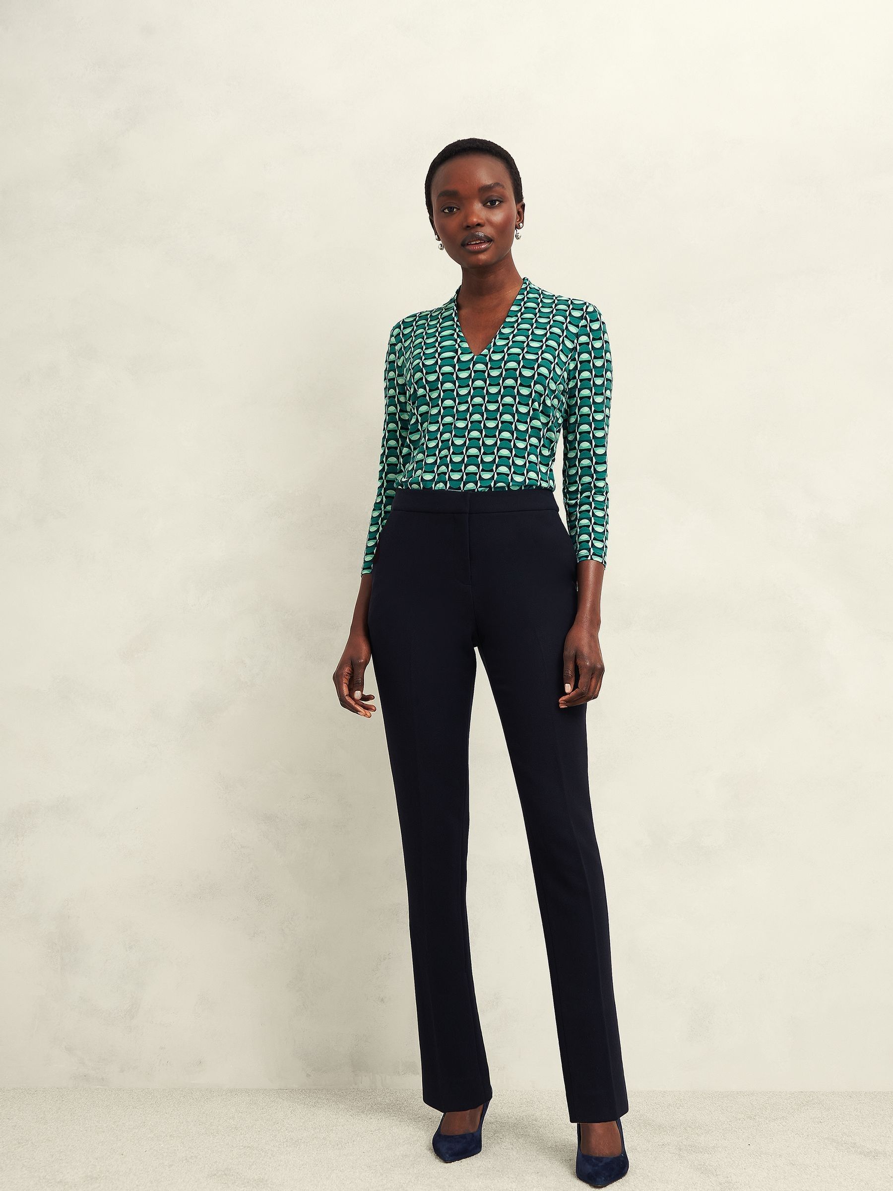 Aimee Printed Top | Hobbs US |