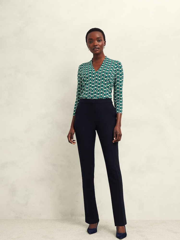 Verde - Blusa estampada Hobbs Aimee - Imagem 1 de 3