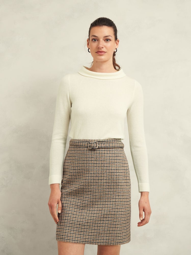 Hobbs Brown Audrey Jumper - Image 1 of 3 Hobbs Brown Audrey Jumper - Image 1 of 3