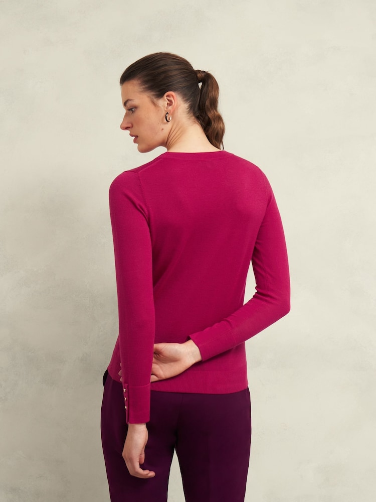 Hobbs Pink Penny Jumper - Image 2 of 3