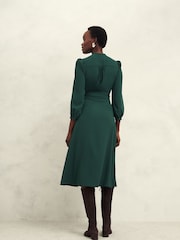 Hobbs Green Magnolia Dress - Image 2 of 3