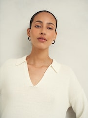 Hobbs Cream Madelyn Jumper - Image 3 of 5