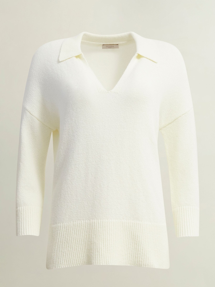 Hobbs Cream Madelyn Jumper - Image 5 of 5 Hobbs Cream Madelyn Jumper - Image 5 of 5