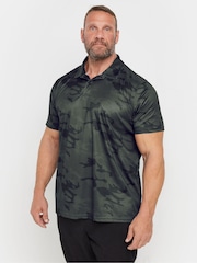BadRhino Big & Tall Black Golf Polo Shirt - Image 1 of 3