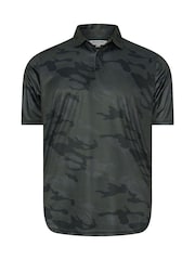 BadRhino Big & Tall Black Golf Polo Shirt - Image 2 of 3