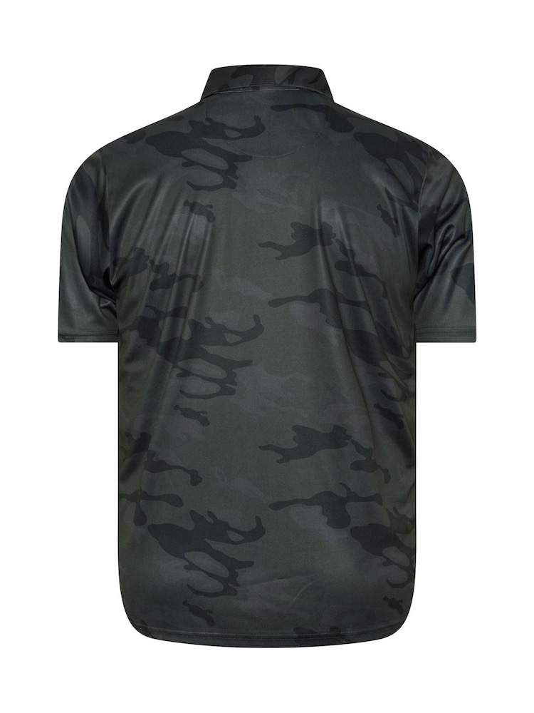 BadRhino Big & Tall Black Golf Polo Shirt - Image 3 of 3