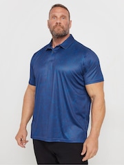 BadRhino Big & Tall Dark Blue Golf Polo Shirt - Image 1 of 3
