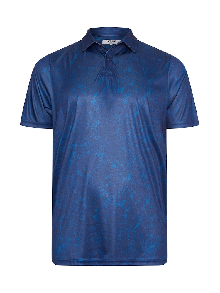 BadRhino Big & Tall Dark Blue Golf Polo Shirt - Image 2 of 3