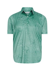 BadRhino Big & Tall Green Golf Polo Shirt - Image 2 of 3