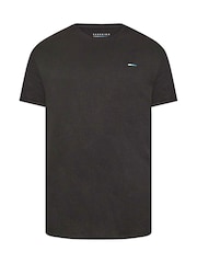 BadRhino Big & Tall Blue 100% Cotton Basic T-Shirts 5 Pack - Image 4 of 6