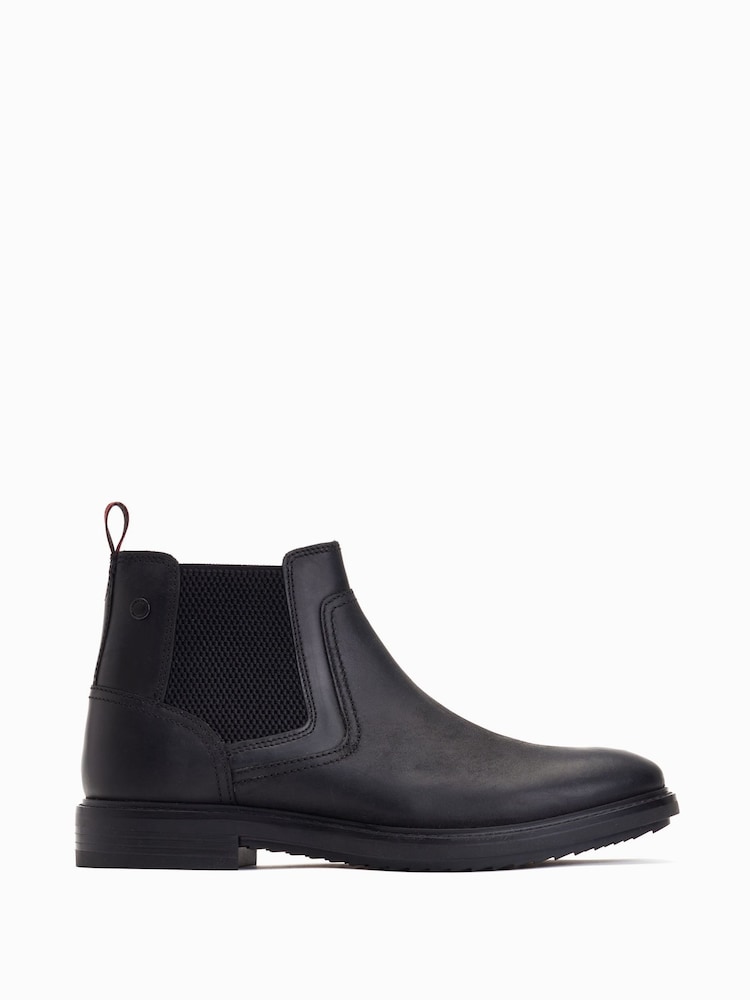 Черный - Base London Dandridge Pull On Chelsea ботинки - Изображение 1 из 6