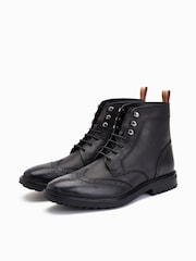 Base London Hemlock Lace Up Brogue Boots - Image 2 of 6
