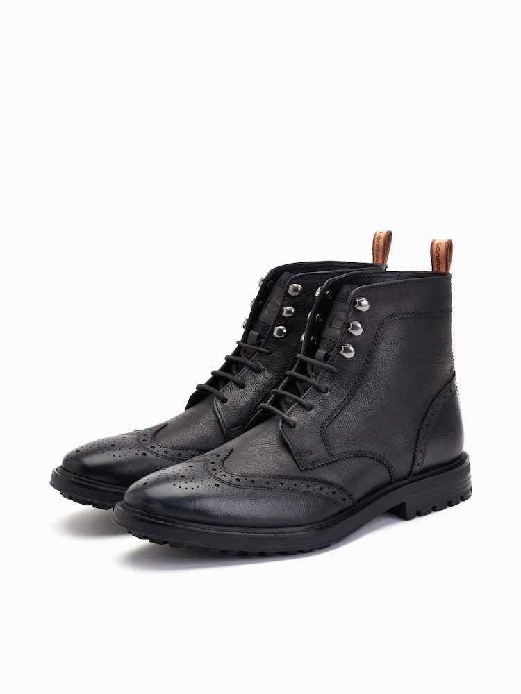 Base London Hemlock Lace Up Brogue Boots - Image 2 of 6