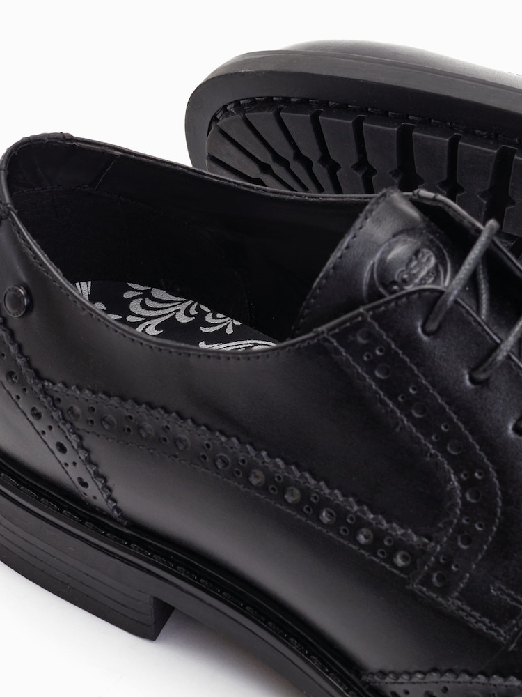 Base London Anson Lace Up Brogue Shoes - Image 6 of 6