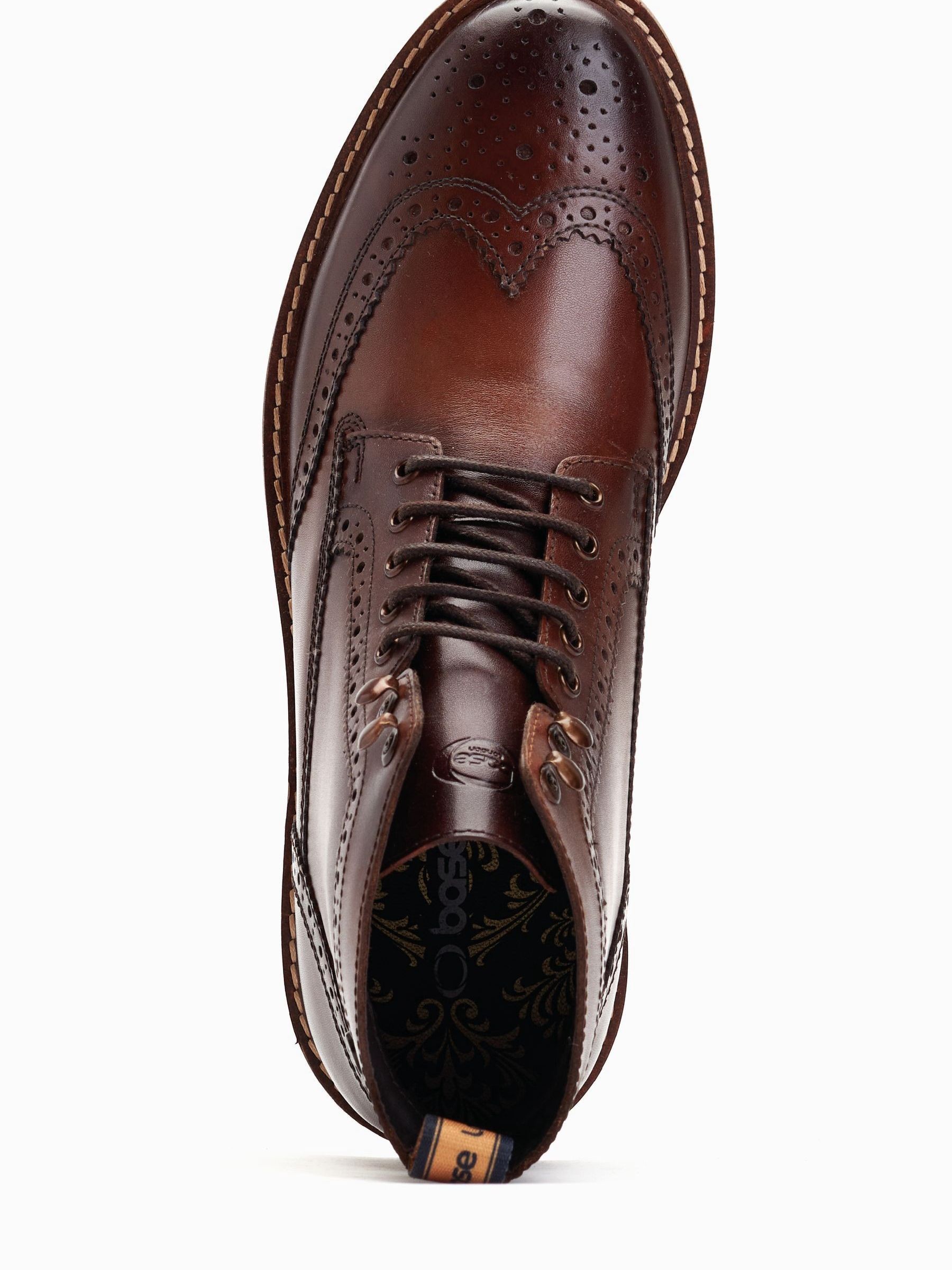 Buy Base London Dealer Lace Up Brogue Boots from Next Luxembourg