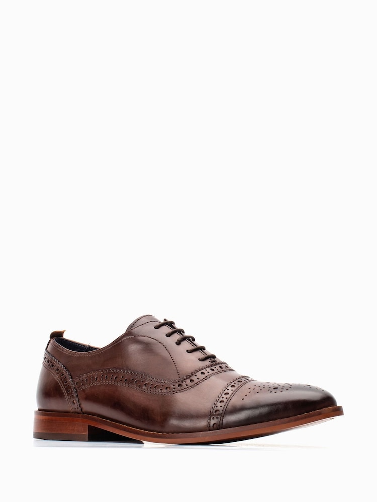 Base London Cast Lace-Up Brogue Shoes - Image 2 of 6