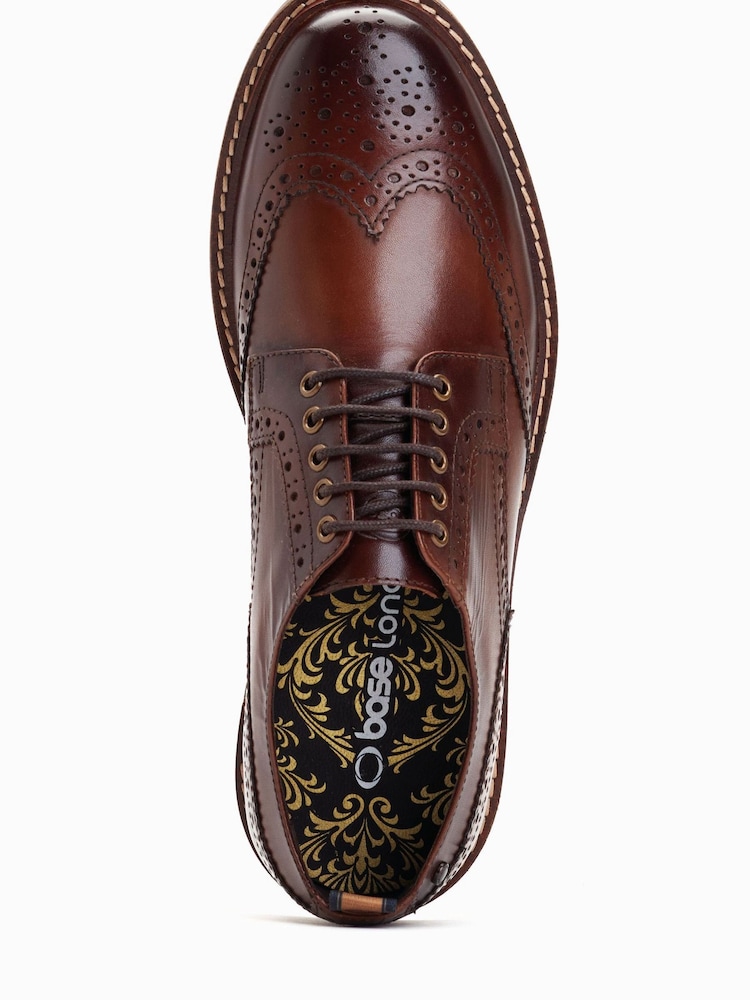 Base London Jagger Lace-Up Brogue Shoes - Image 4 of 6