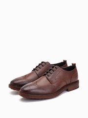 Base London Yukon Lace Up Brogue Shoes - Image 3 of 6