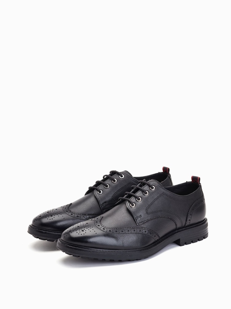 Base London Yukon Lace Up Brogue Shoes - Image 2 of 6
