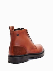 Tan - Base London Dettori Arbeitsstiefel mit Schnürung - Bild 3 von 6