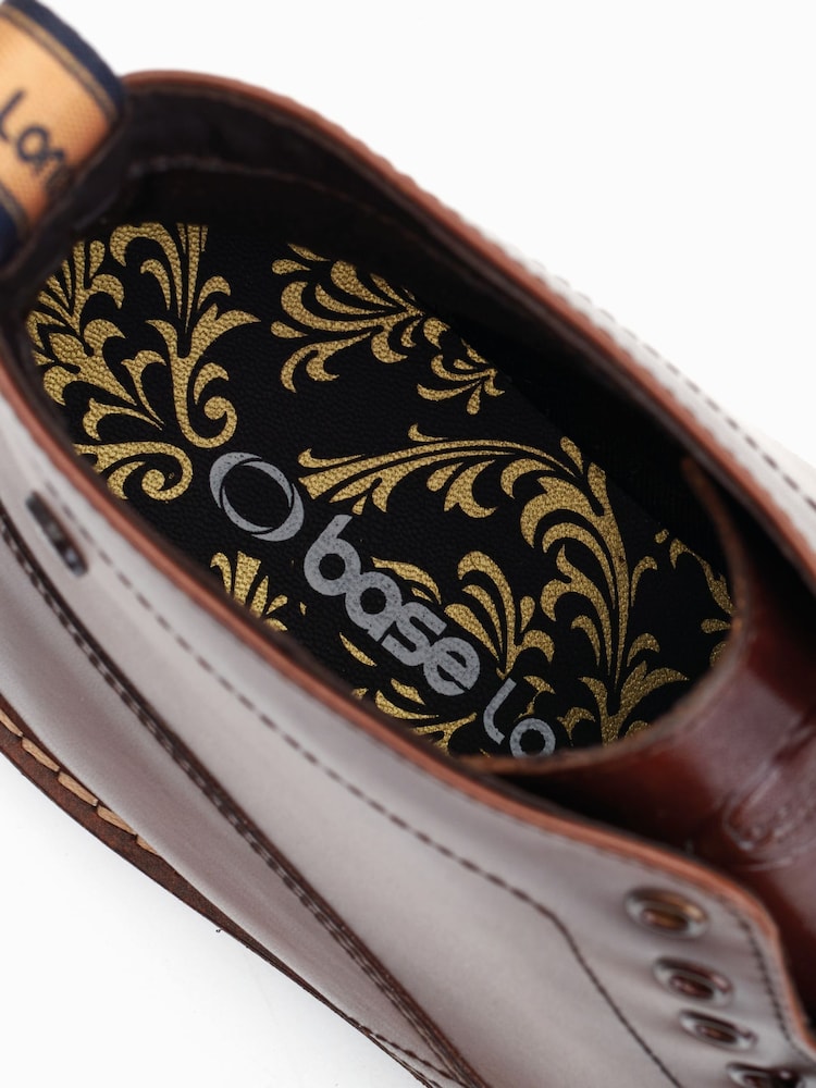 Braun - Base London Stake Schnürstiefel mit Zehenkappe - Bild 6 von 6